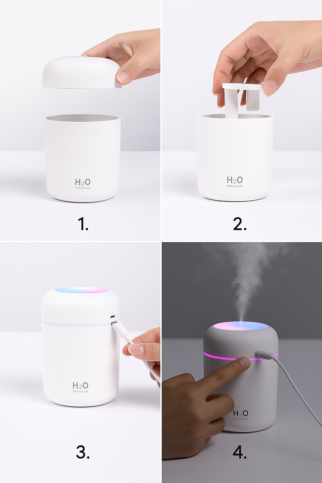 Calm on the Go: Portable Aroma & Air Humidifier