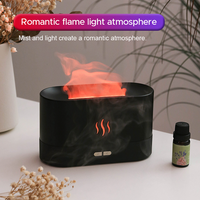 GlowMist Flame Humidifier – Colorful Light, Relaxing Aroma